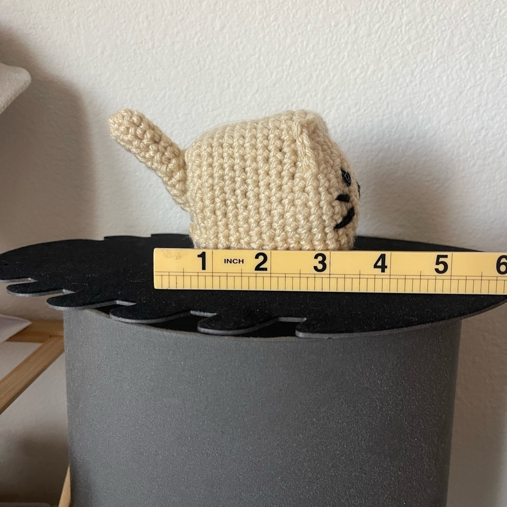 Handmade Crochet Cat - Picture 6 of 13